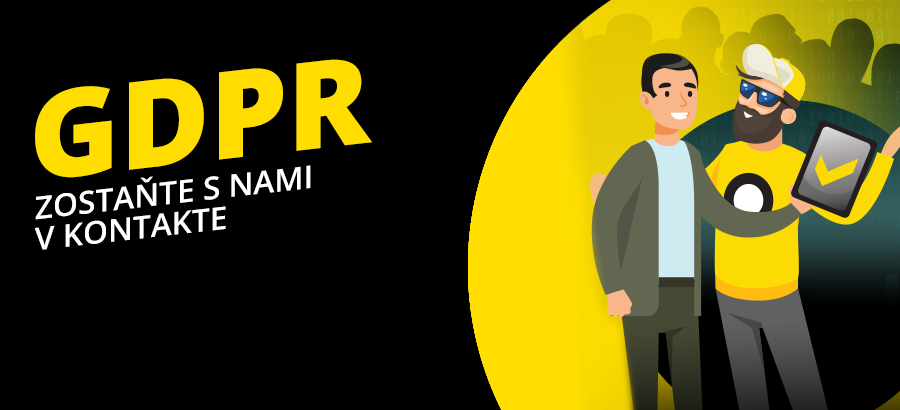 GDPR Zostaňte s nami v kontakte