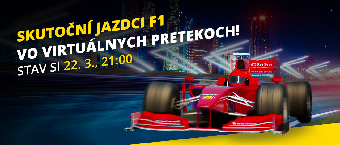 Stav si LIVE na virtuálne preteky F1!