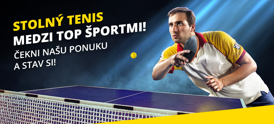 Stolný tenis medzi TOP stávkami!