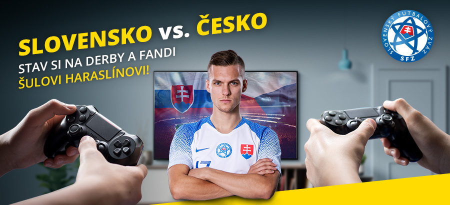 Slovensko proti Česku vo virtuálnom futbalovom derby!