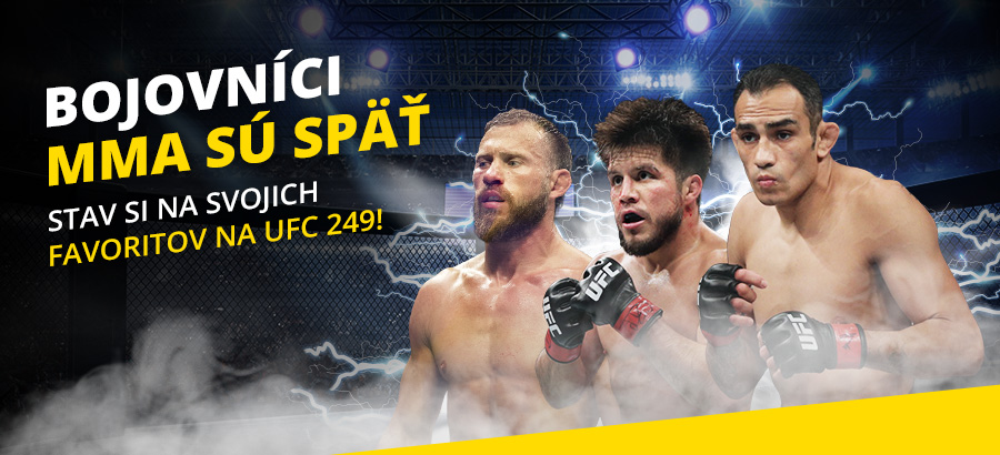 Bojovníci MMA sa vracajú do klietky, UFC 249 už tento víkend!