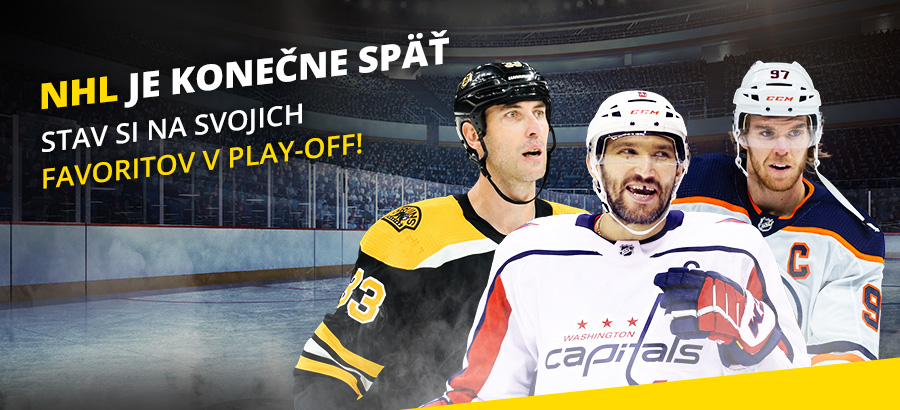 Vychutnaj si reštart NHL naživo na FORTUNA TV!