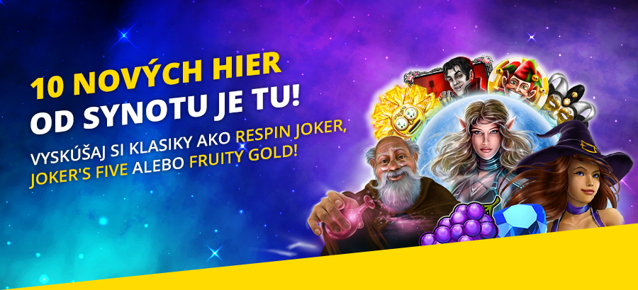 Zabav sa v Casine s novými hrami!