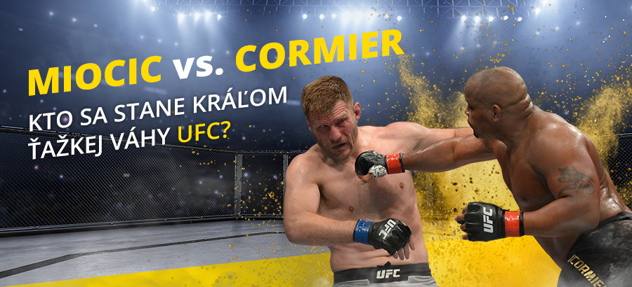 Zvíťazí Miocic alebo Cormier? Stav si na svojho favorita!