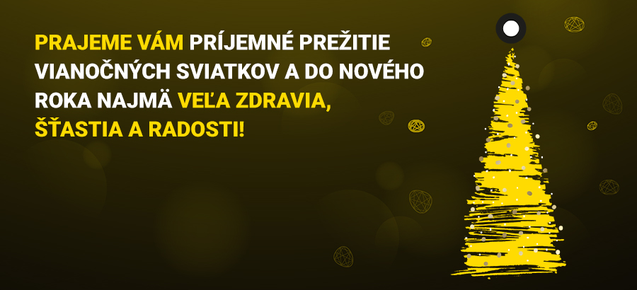 Krásne Vianoce a šťastný nový rok!