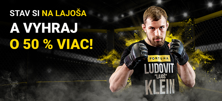 Stav si na Lajoša a vyhraj o 50 % viac!