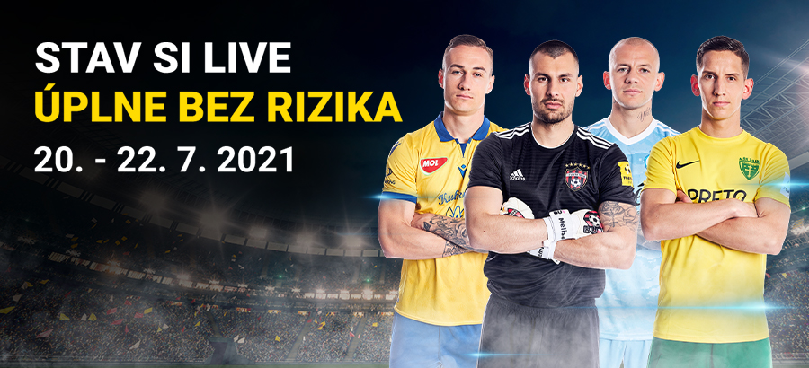 Stav si LIVE úplne bez&nbsp;rizika!