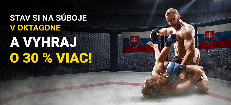 Stav si na súboje v oktagone a vyhraj o 30 % viac!