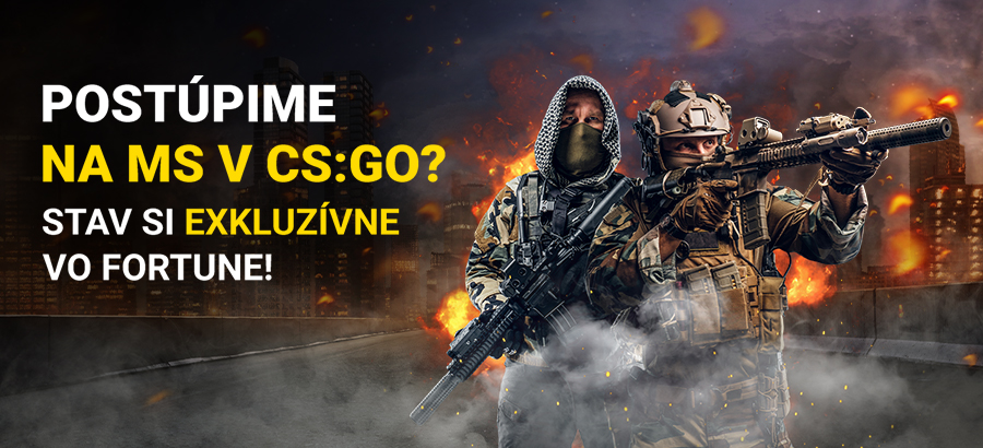 Slovenská CS:GO reprezentácia v boji o postup na MS! Stav si a fandi našim!