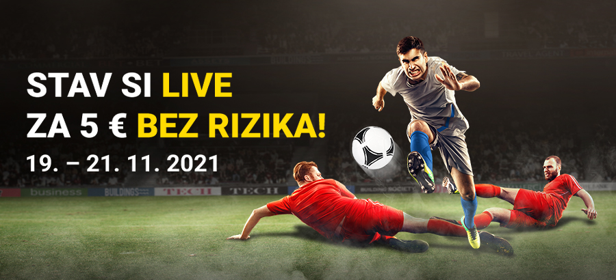 Stav si na&nbsp;ten najlepší ligový futbal LIVE bez&nbsp;rizika!