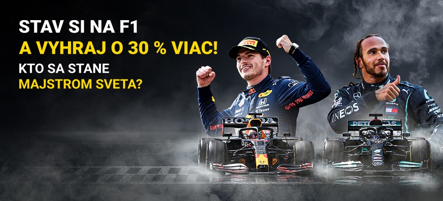 Stav si na&nbsp;Formulu&nbsp;1 a&nbsp;vyhraj o&nbsp;30&nbsp;%&nbsp;viac!