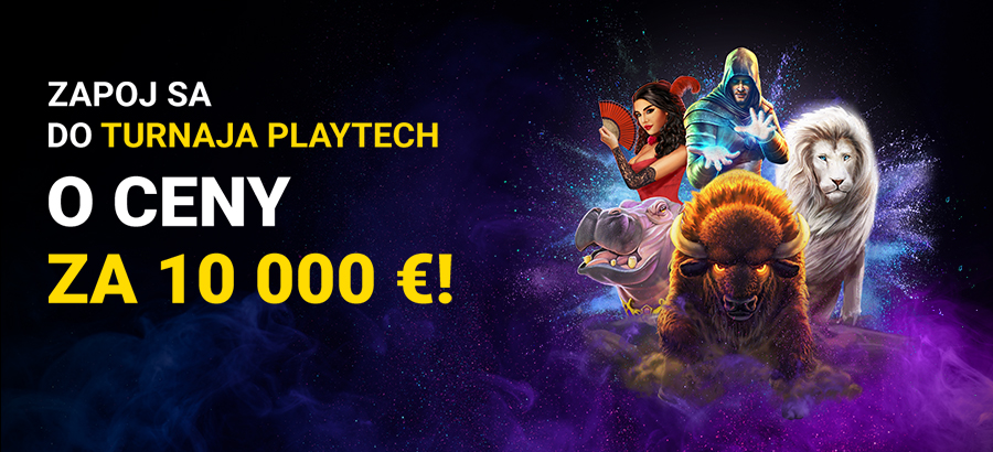 Stlač “play” na&nbsp;Playtech o&nbsp;10-tisíc!