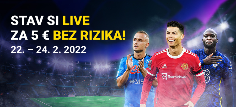 Stav si na európske futbalové poháre LIVE bez rizika!