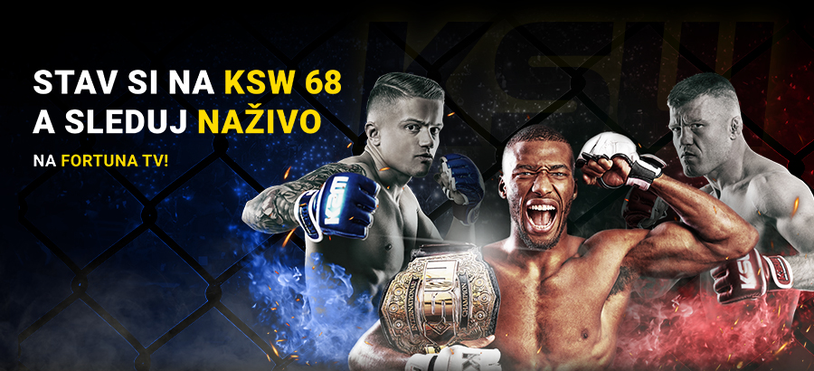 Stav si na súboje v KSW a sleduj ich naživo na Fortuna TV!