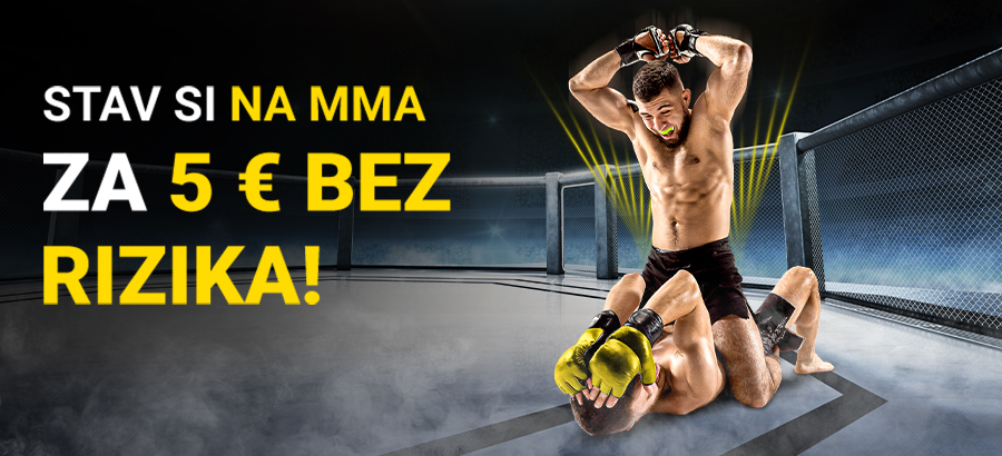 Stav si na MMA súboje úplne bez rizika!