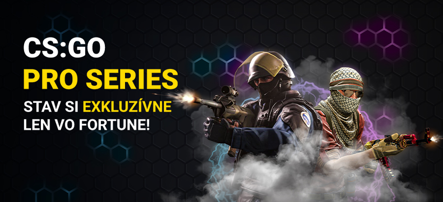 Stav si na najväčšiu CS:GO ligu exkluzívne len vo Fortune!