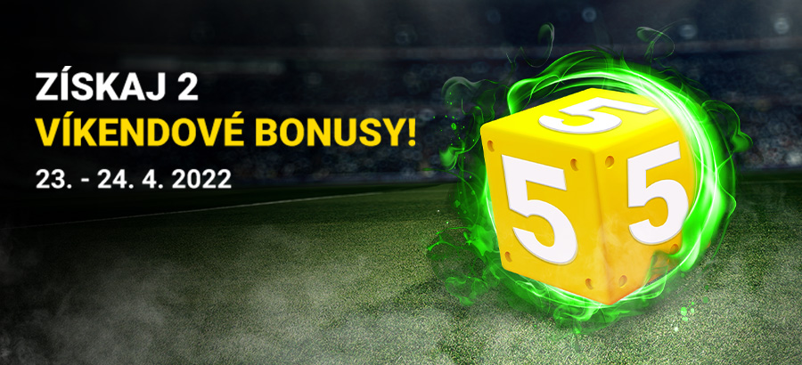 Získaj 2 skvelé bonusy počas víkendu!