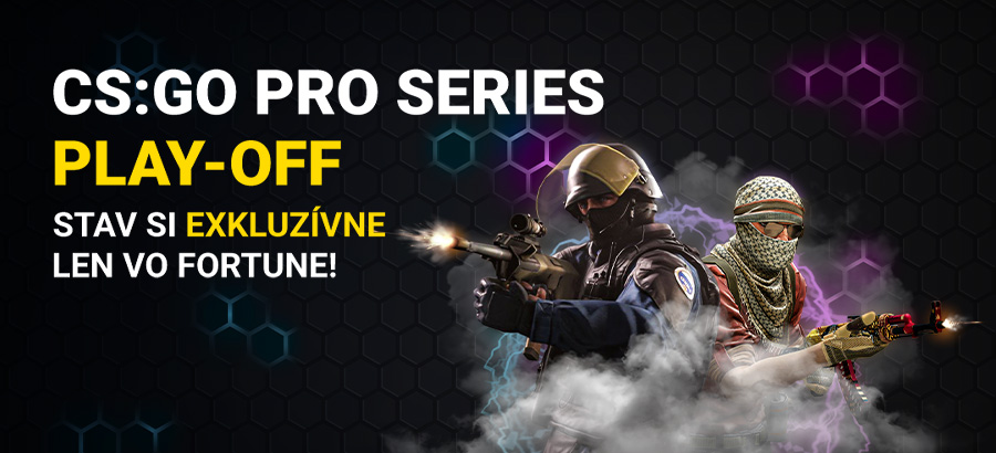 Stav si na play-off najväčšej CS:GO ligy exkluzívne len vo Fortune!