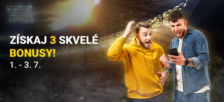 Získaj 3 skvelé bonusy počas 3 dní!
