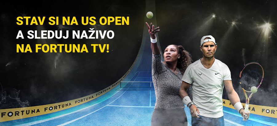 Posledný grandslam sezóny je tu! Stav si na US Open a sleduj zápasy na Fortuna TV!