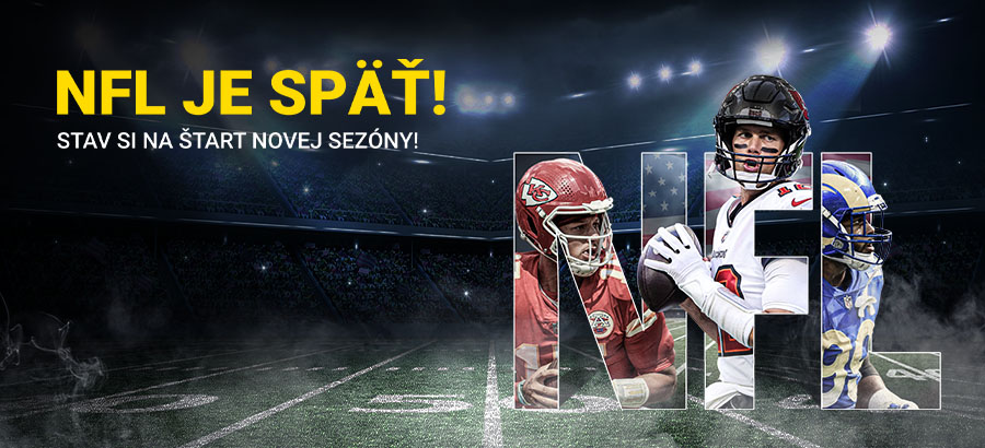 Nová sezóna NFL je tu! Stav si na svoje obľúbené tímy či hráčov!