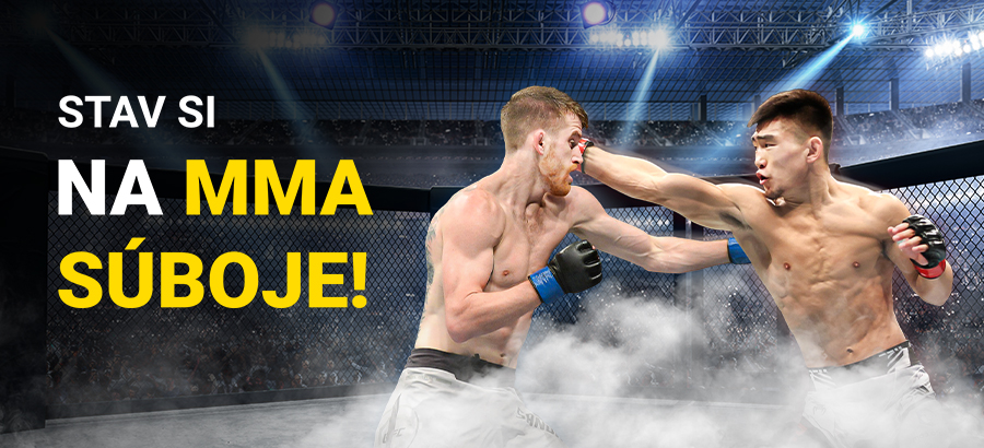 Oktagon aj UFC Fight&nbsp;Night! Stav&nbsp;si na&nbsp;strhujúce MMA&nbsp;súboje!