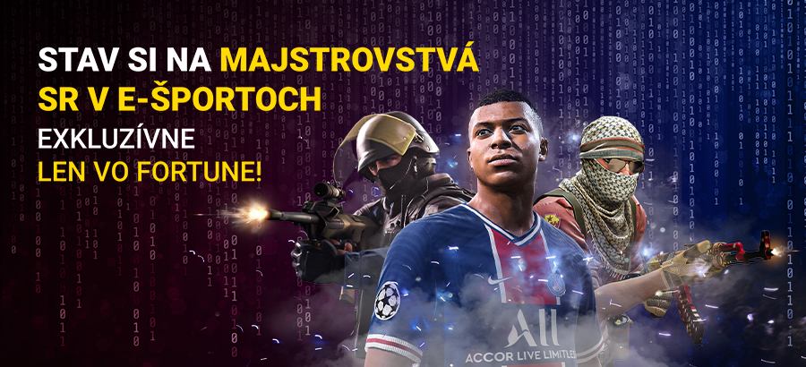 Stav&nbsp;si na&nbsp;majstrovstvá Slovenska v&nbsp;elektronických&nbsp;športoch!