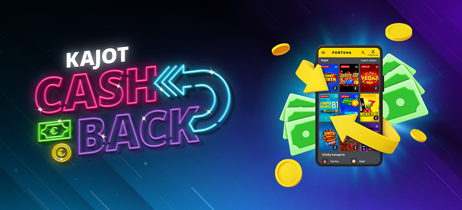 Získaj naspäť 25&nbsp;% na&nbsp;hrách Kajot!