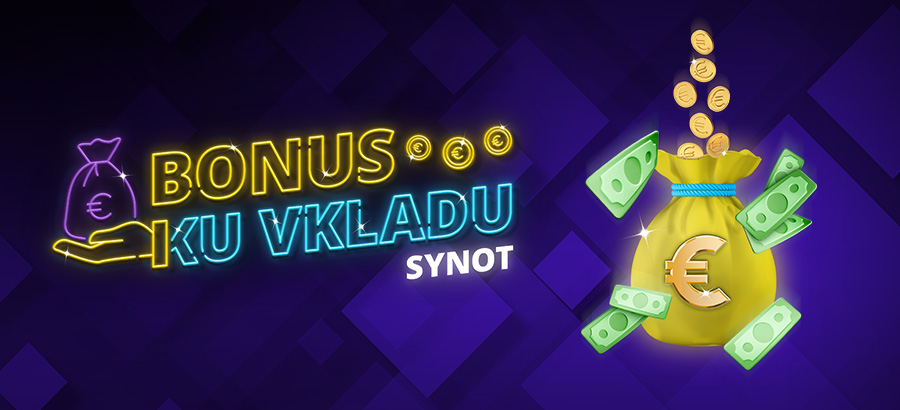 Zabav sa s kreditom v hodnote 4 eur na hry Synot 