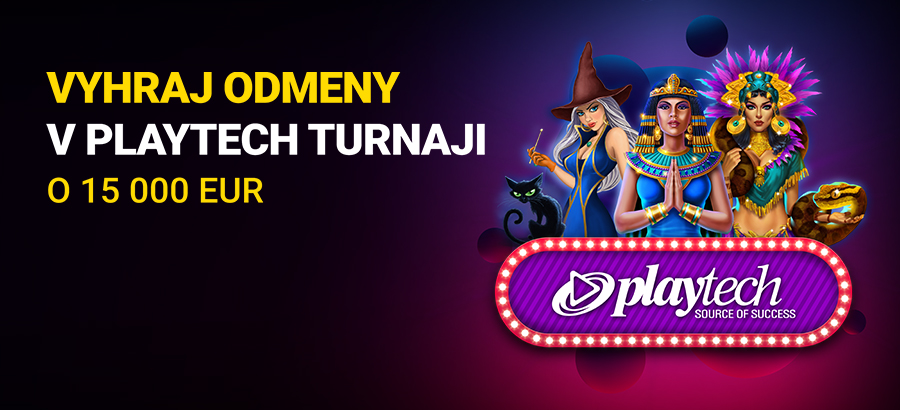 Zahraj si&nbsp;Playtech turnaj a&nbsp;vyhraj odmeny