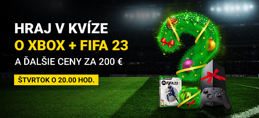 Zapoj sa do nášho kvízu a hraj o Xbox a hru FIFA 23!