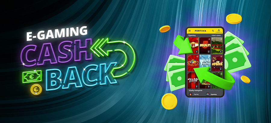 Získaj naspäť 25&nbsp;% s&nbsp;hrami E-gaming!  