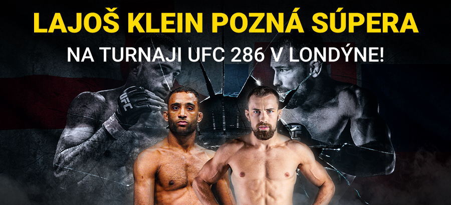 Lajoš Klein pozná meno svojho ďalšieho súpera v UFC!