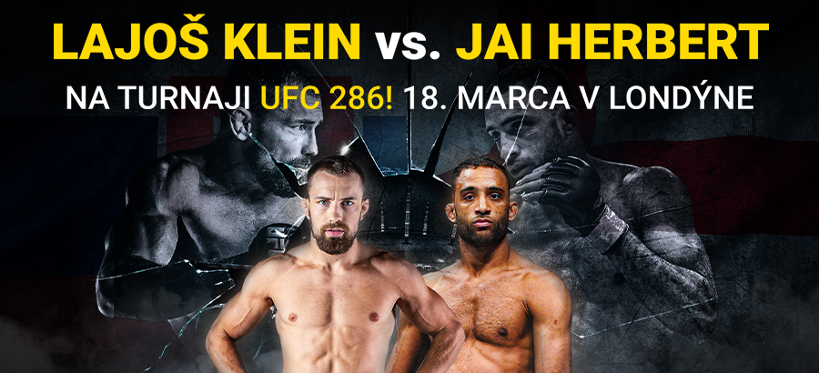 Lajoš Klein opäť v akcii! Stav si na UFC 286 a sleduj naživo na Fortuna TV!