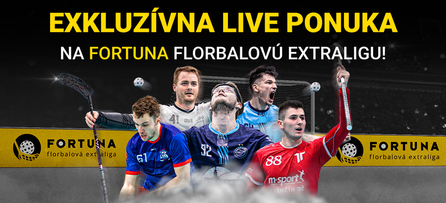 Stav&nbsp;si LIVE na&nbsp;Fortuna florbalovú extraligu!