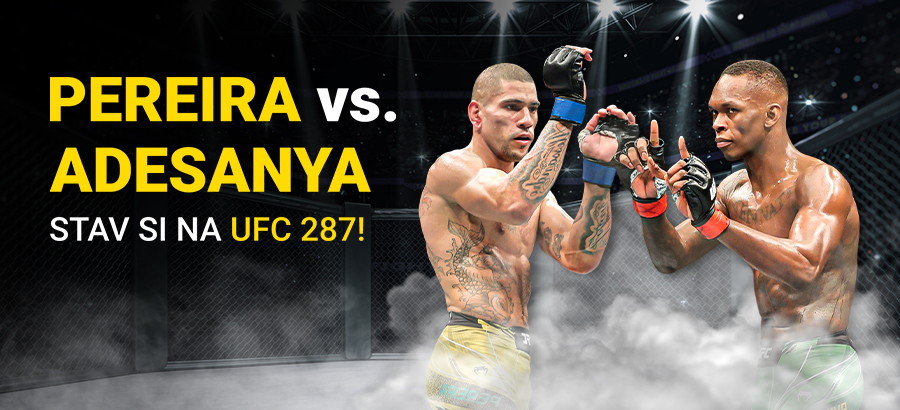 Stav si na&nbsp;súboje UFC&nbsp;287 a&nbsp;sleduj naživo na&nbsp;Fortuna&nbsp;TV!