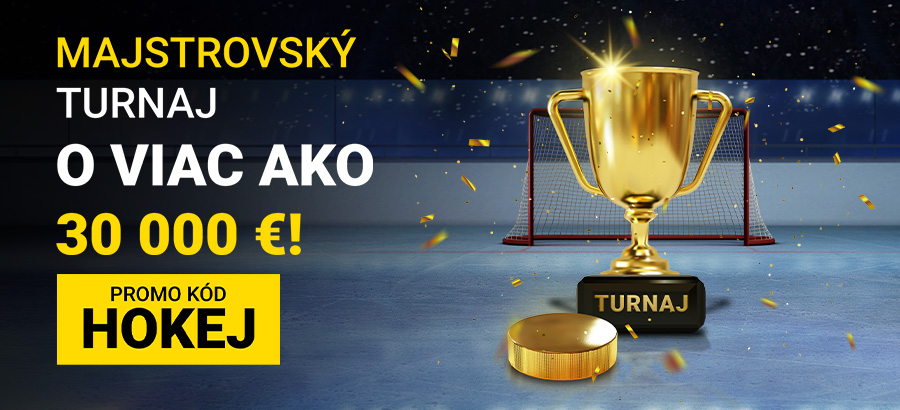 Majstrovský turnaj o viac ako 30 000 eur počas MS v hokeji!