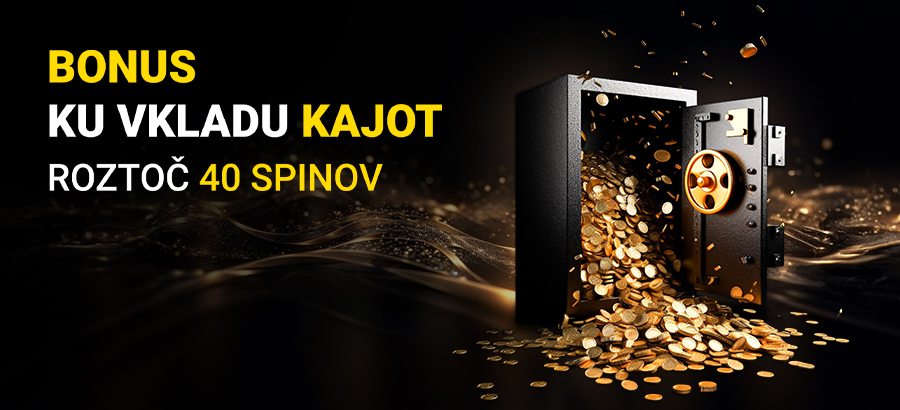 Zabav sa so 40 free spinmi na hry Kajot     