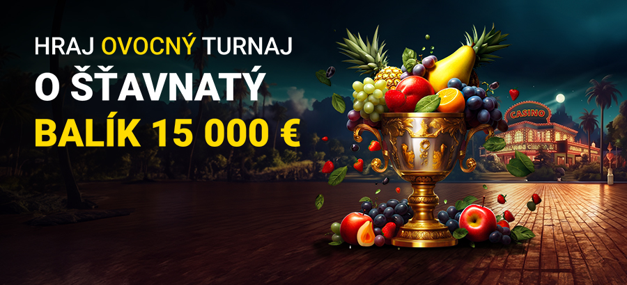 V&nbsp;Ovocnom turnaji rozdávame 1&nbsp;000 cien v&nbsp;hodnote 15&nbsp;000&nbsp;eur!