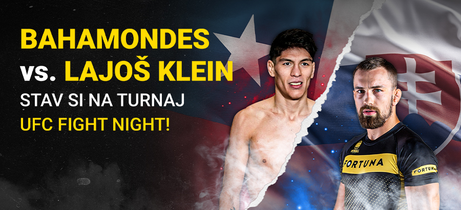 Lajoša Kleina čaká veľká výzva menom Bahamondes! Stav si na UFC Fight Night!