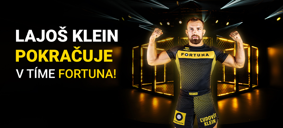 Lajoš Klein zostáva aj naďalej súčasťou Fortuny!