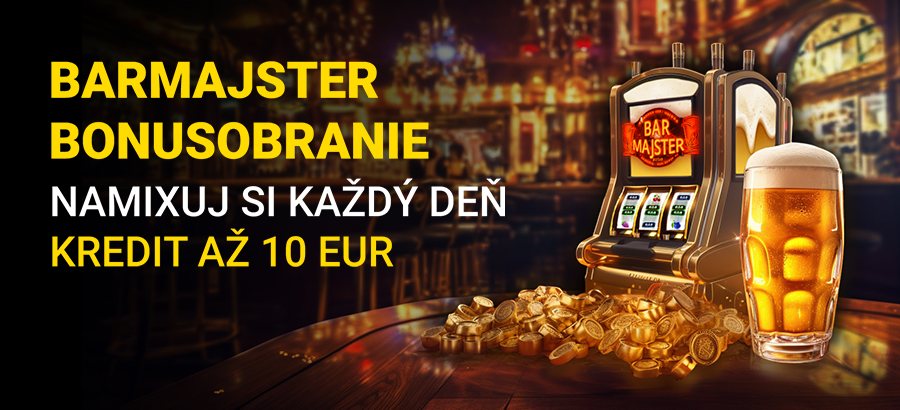 Staň&nbsp;sa Barmajstrom a&nbsp;každý deň si vytoč kredit 10&nbsp;eur!