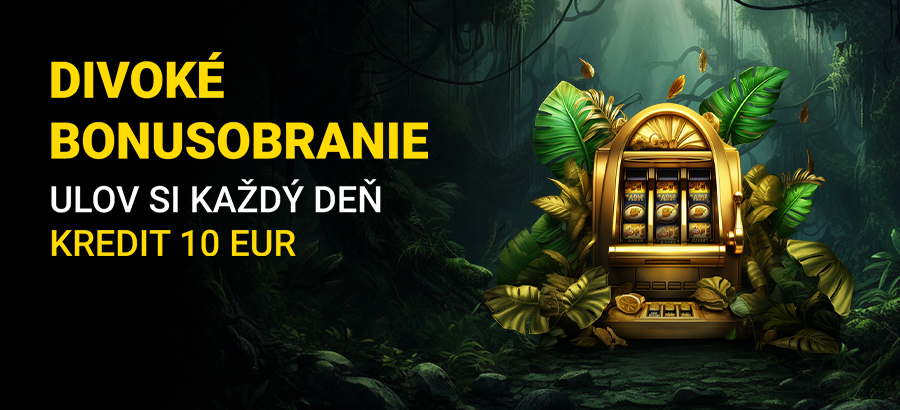 Zaži divočinu a&nbsp;každý deň si&nbsp;vytoč kredit 10&nbsp;eur!