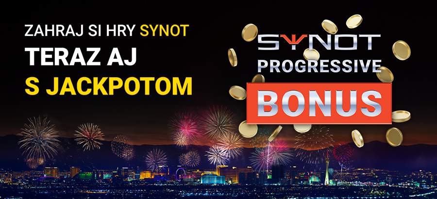 Novinka! Zabav sa s hrami Synot, teraz s Jackpotom!