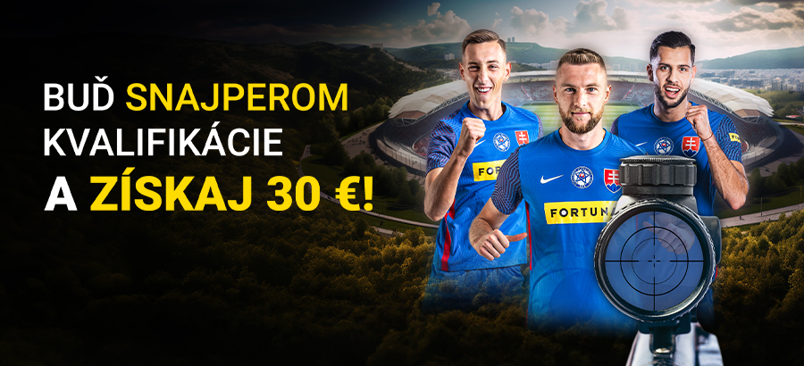 Stav si na kvalifikáciu ME a získaj 30 eur extra!