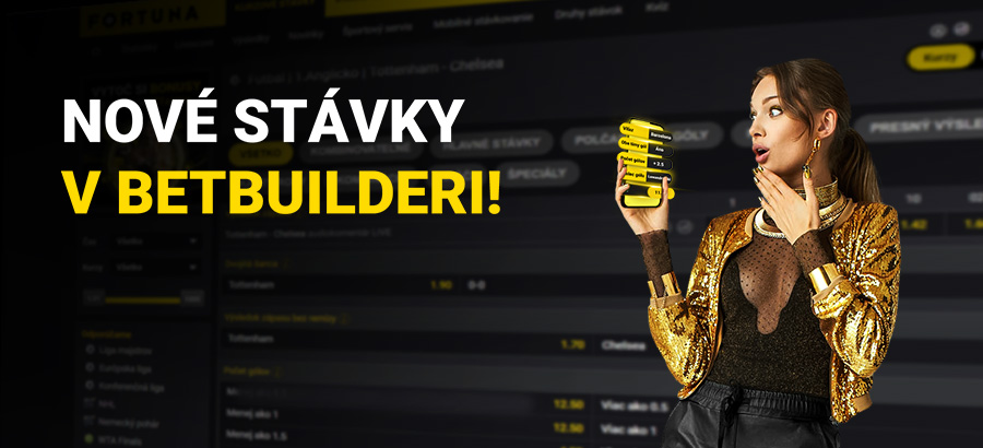 Rozširujeme našu betbuilderovú ponuku! Stav si a vyhraj o 30 % viac!