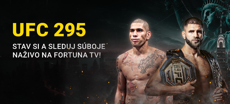 Jiří Procházka si&nbsp;ide po&nbsp;titul! Stav&nbsp;si na&nbsp;súboje UFC&nbsp;295!