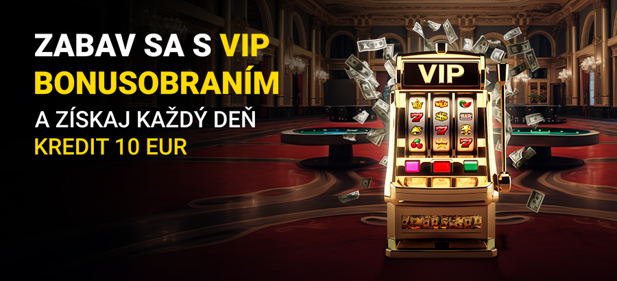 Zahraj si svoje obľúbené hry a každý deň získaj kredit až 10 eur!