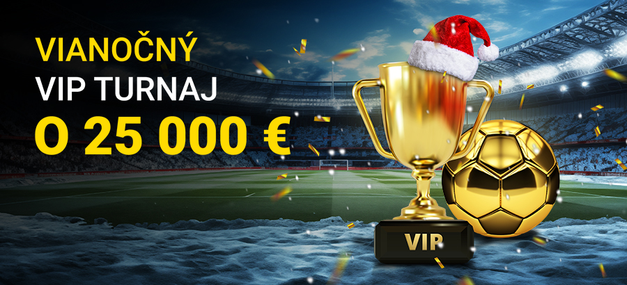 Vianočný VIP turnaj o 25 000 eur + 550 free spinov! TABUĽKA