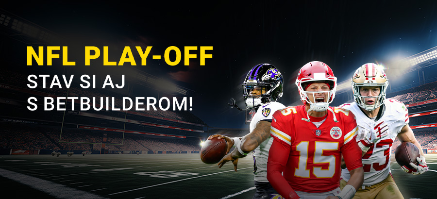 Stav&nbsp;si na&nbsp;zápasy NFL play-off už&nbsp;aj&nbsp;s&nbsp;Betbuilderom!